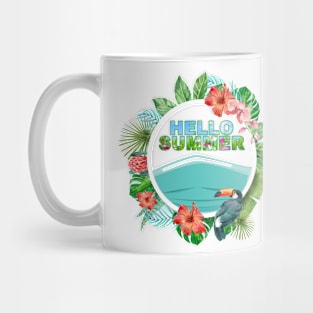 Hello Summer Mask Confinement T-Shirt Mug